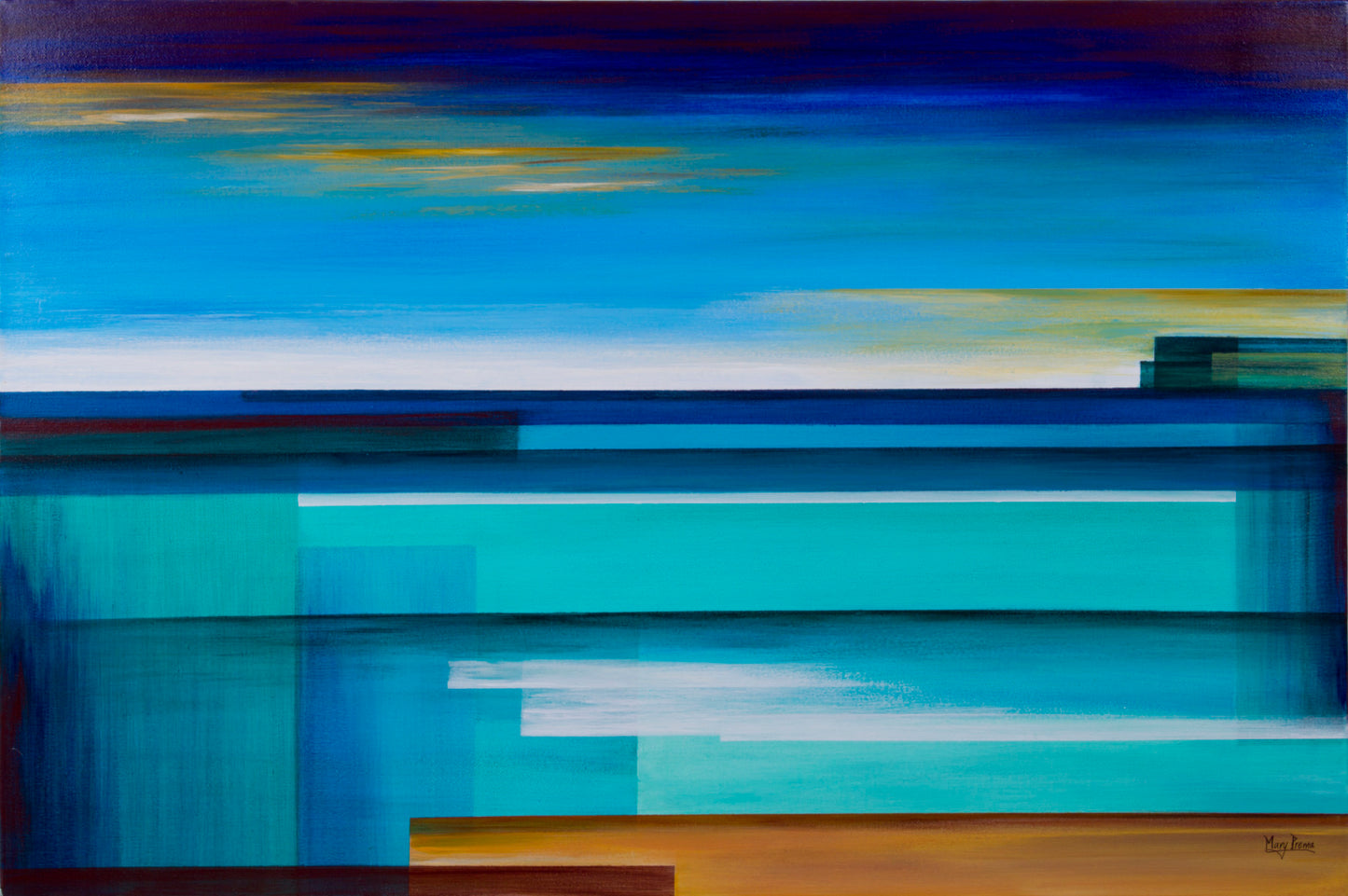 "Abstract Seascape" Original Painting