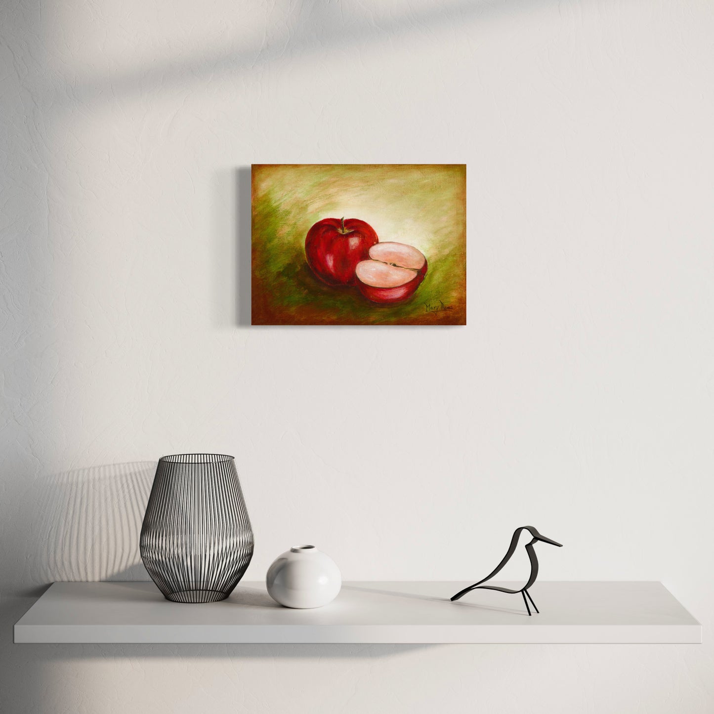 "An Apple and a half" Original Painting