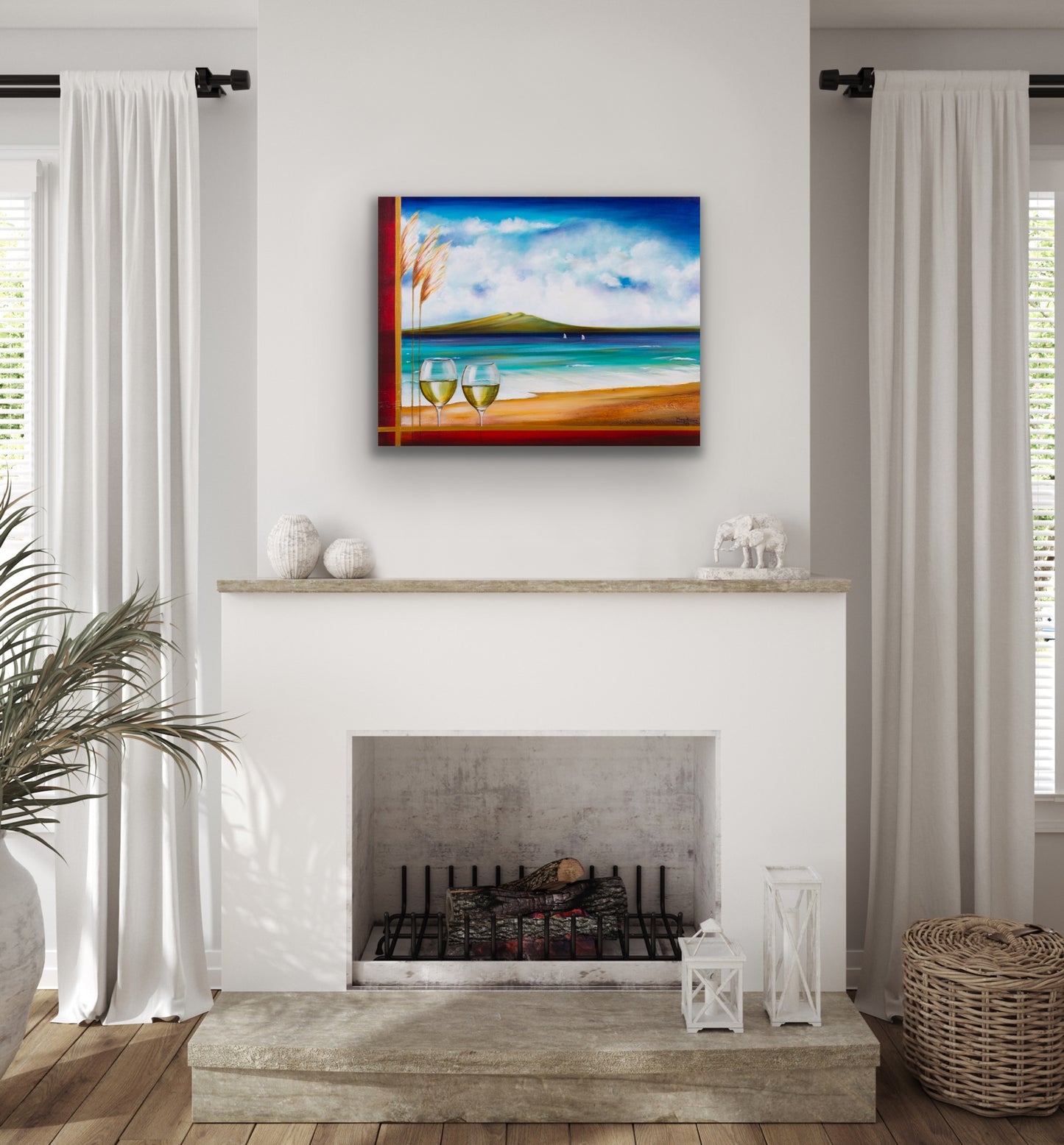 "Serene Sips" Original Painting
