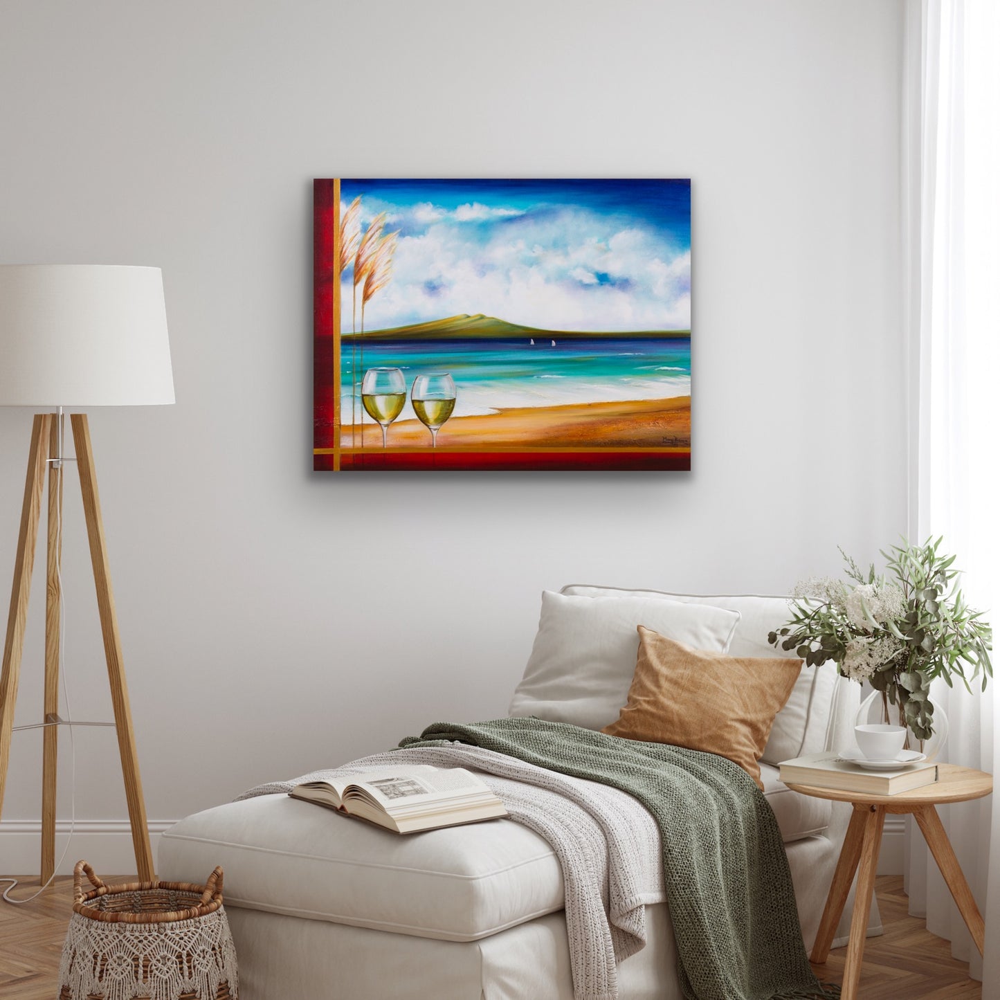 "Serene Sips" Original Painting