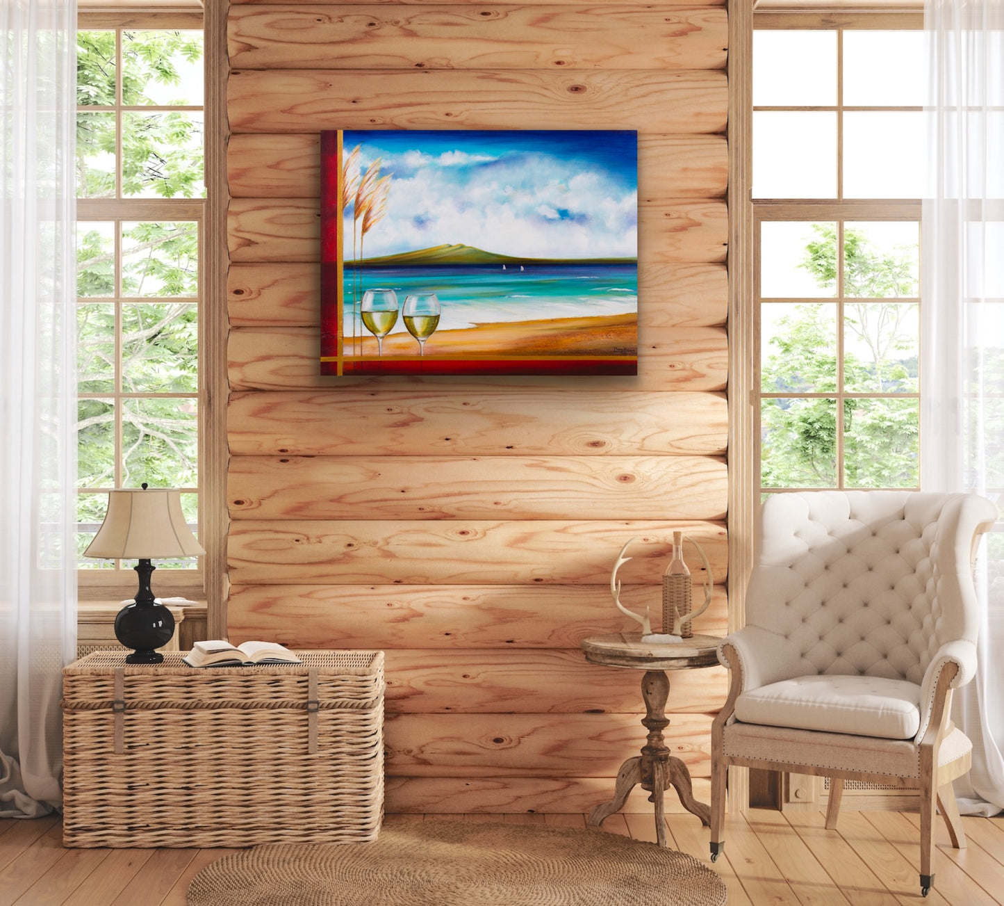 "Serene Sips" Original Painting