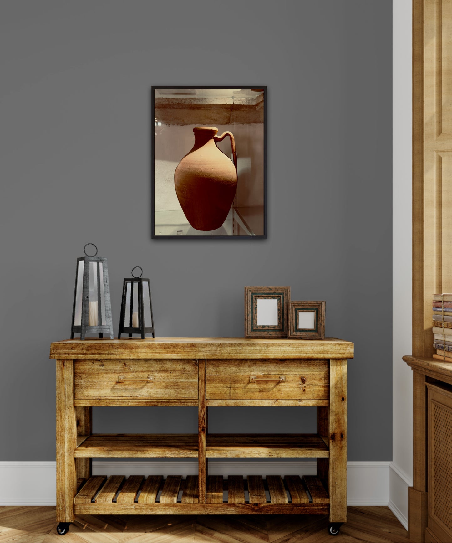 "Exquisite Earthenware: 17th Century Portuguese Urn" Fine Art Photography