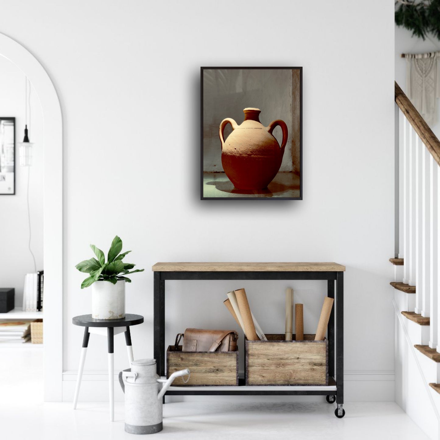 "Exquisite Artisan Ware: 17th Century Portuguese Urn" Fine Art Photography