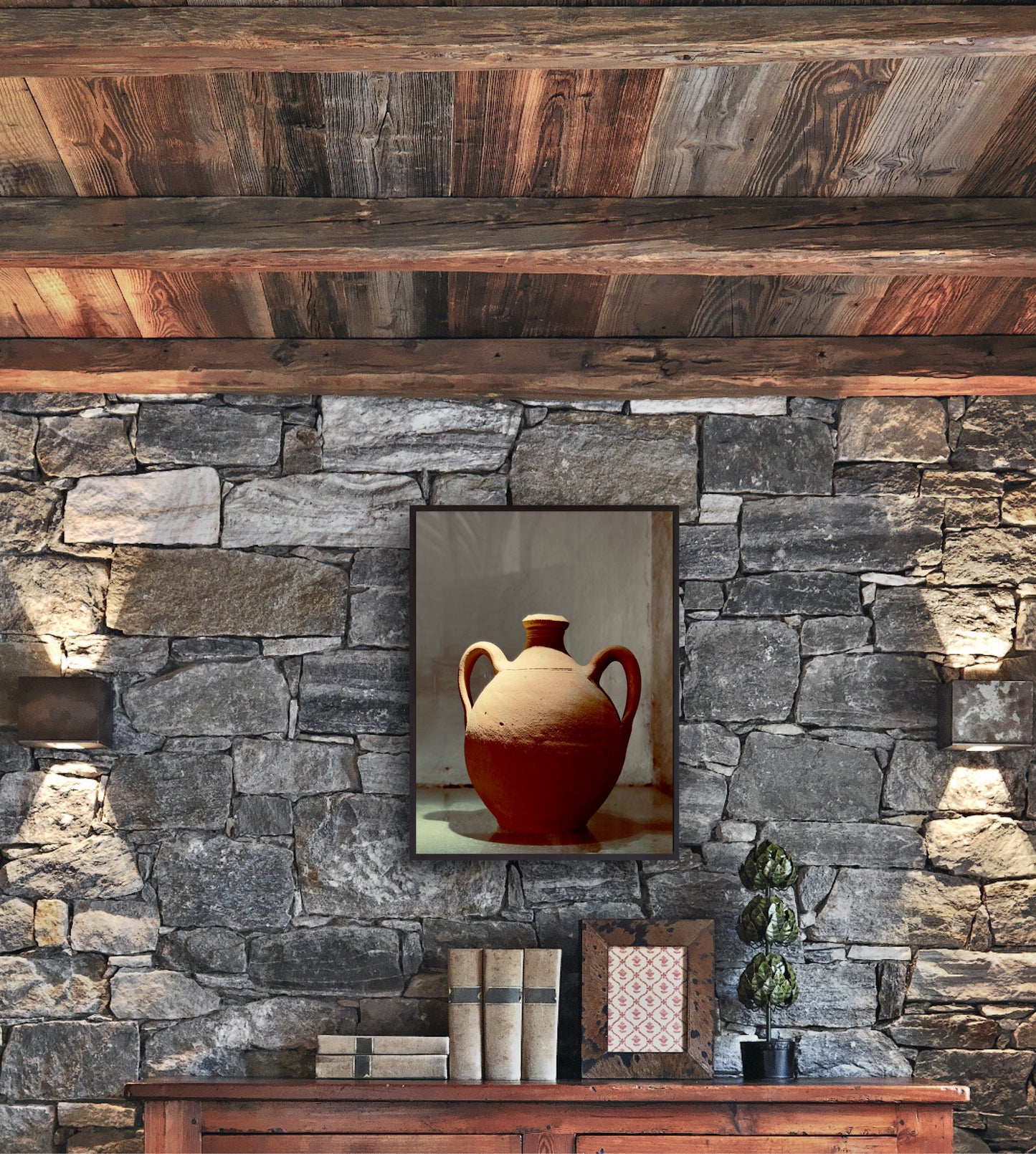 "Exquisite Artisan Ware: 17th Century Portuguese Urn" Fine Art Photography