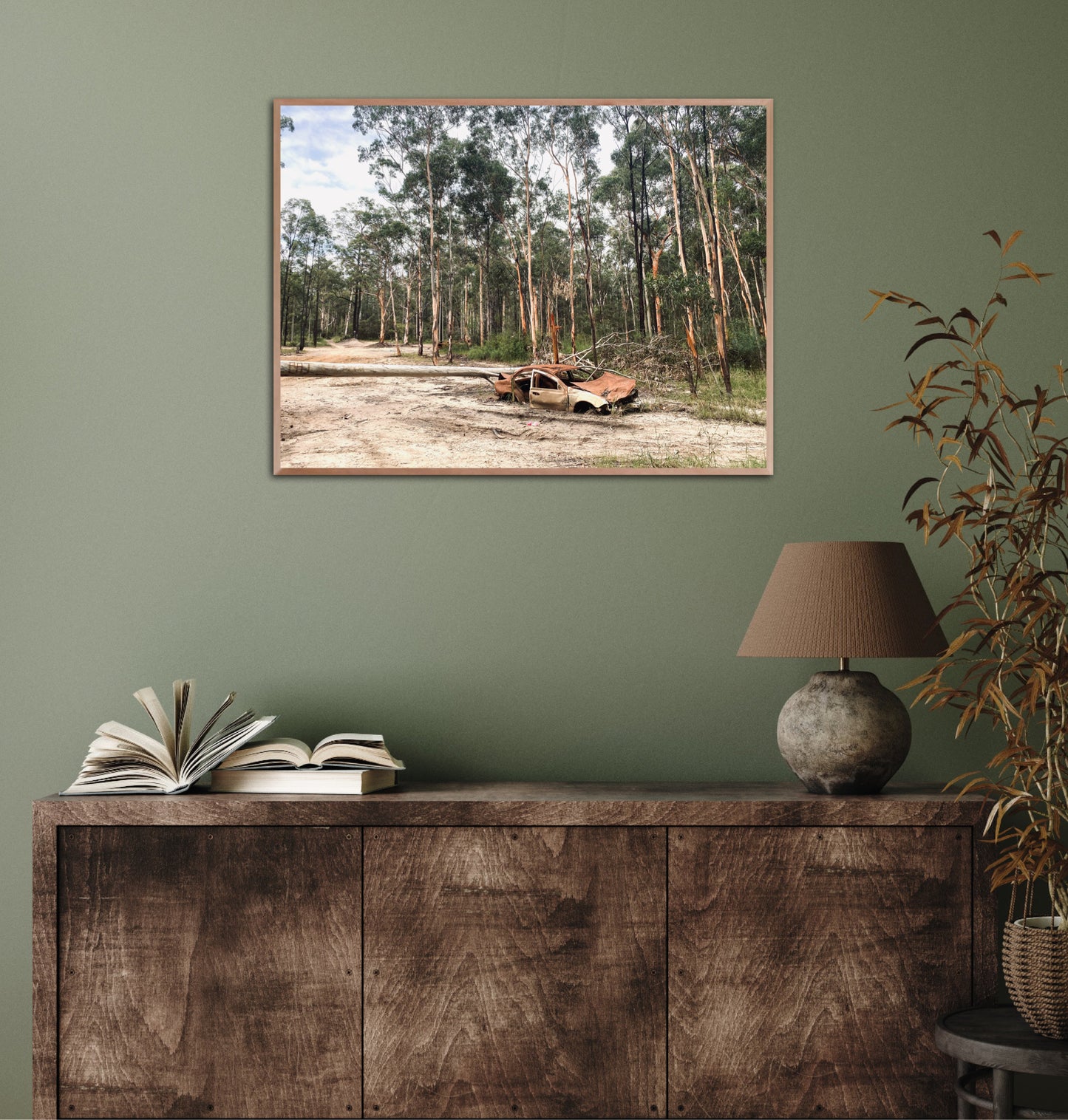 "Silent Rust, Fallen Wood" Fine Art Photography