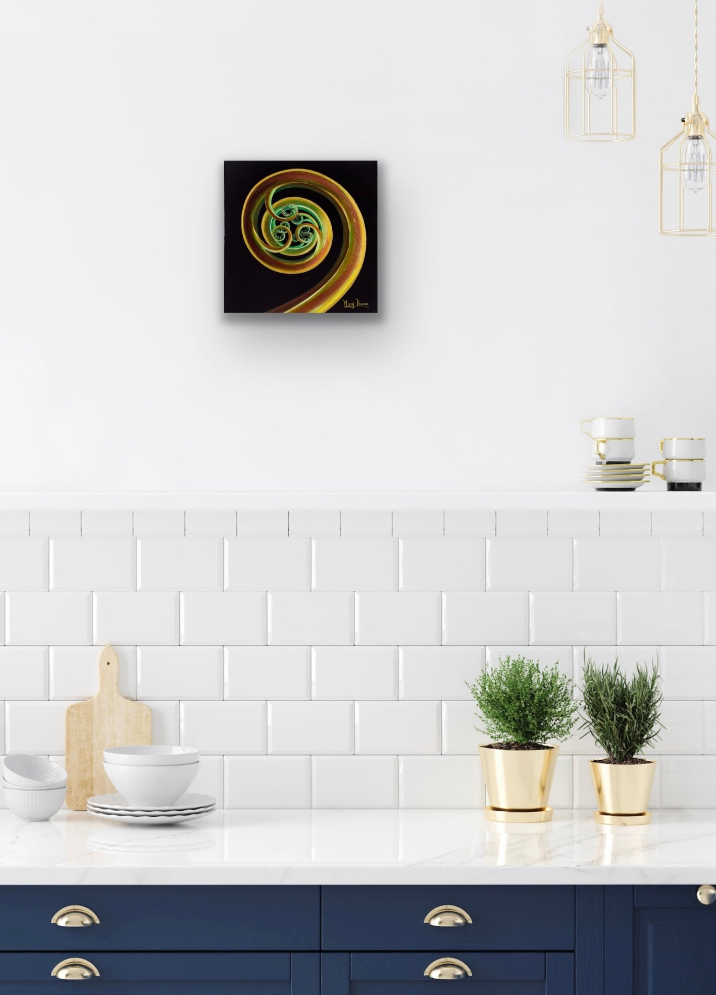 "Serene Swirl" Original Painting