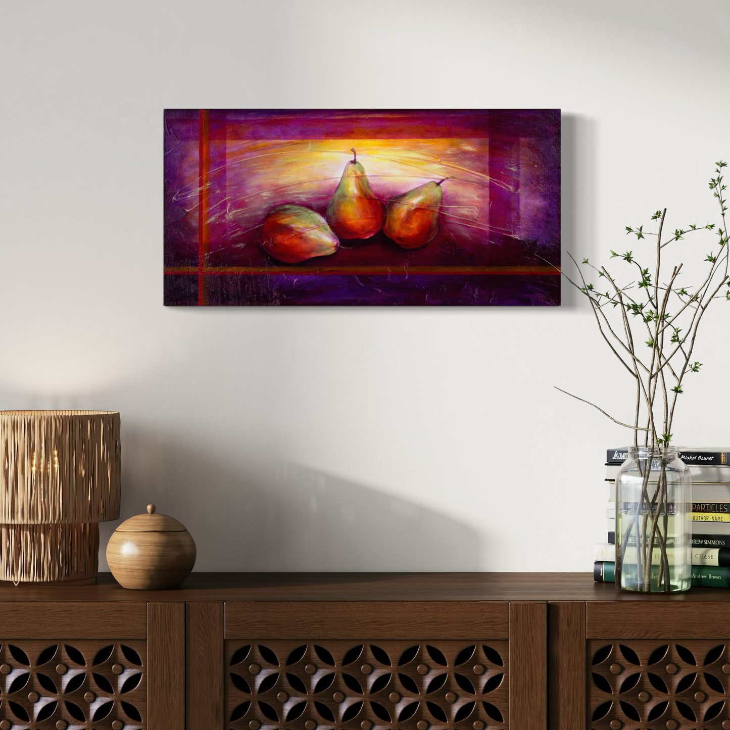 "Textured Pears" Fine Art Print
