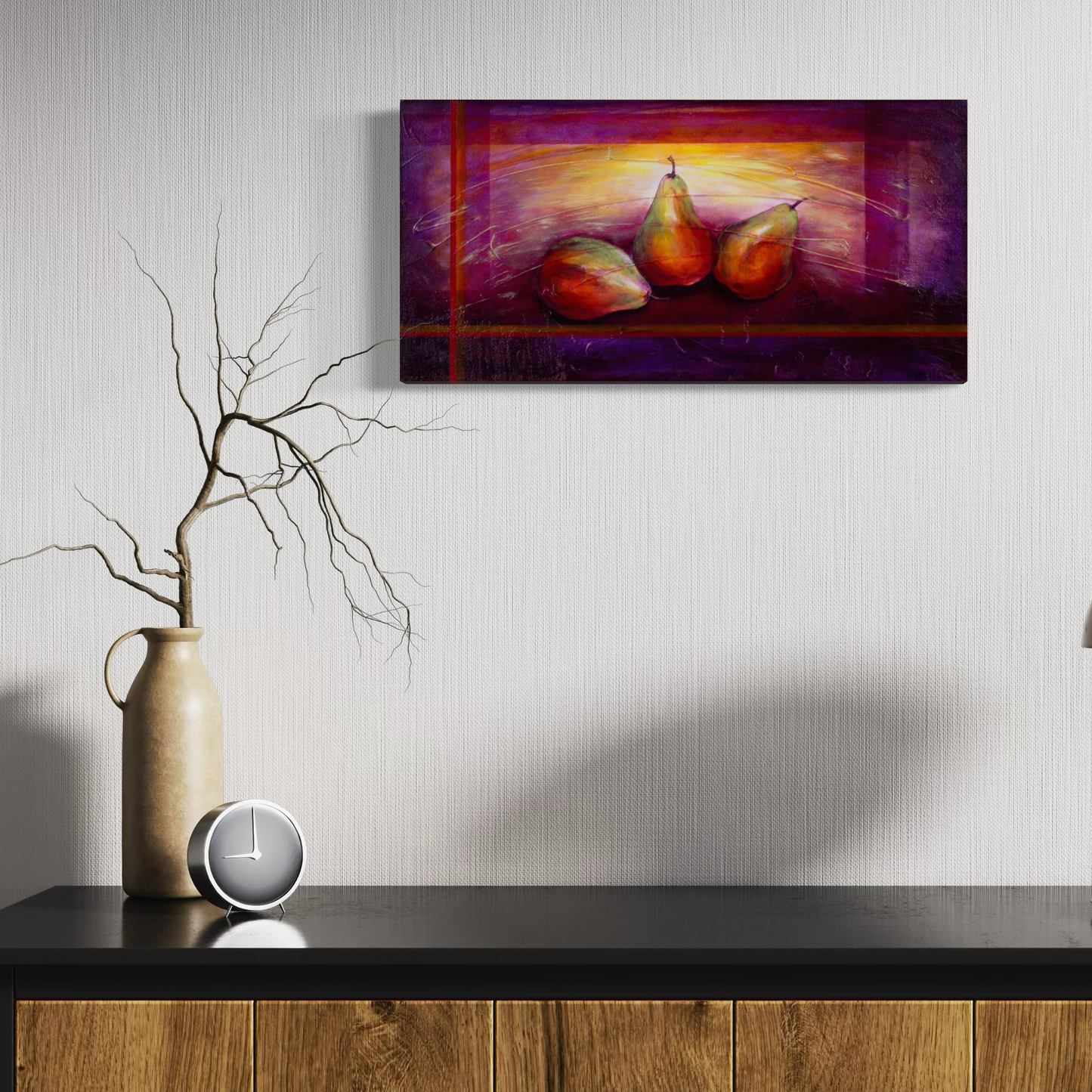 "Textured Pears" Fine Art Print