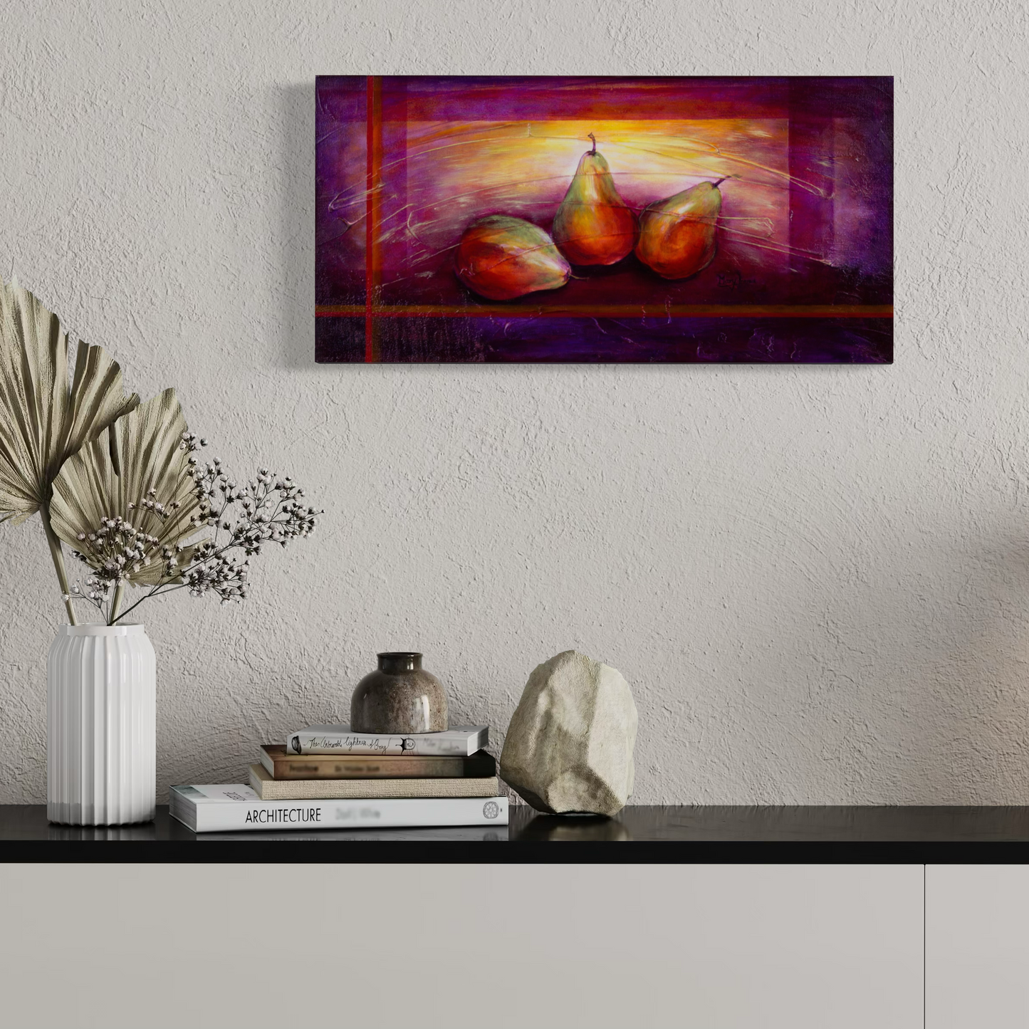 "Textured Pears" Fine Art Print