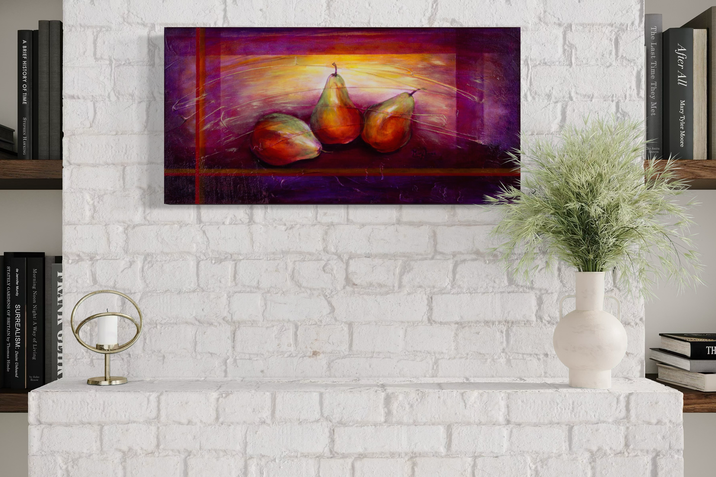 "Textured Pears" Fine Art Print