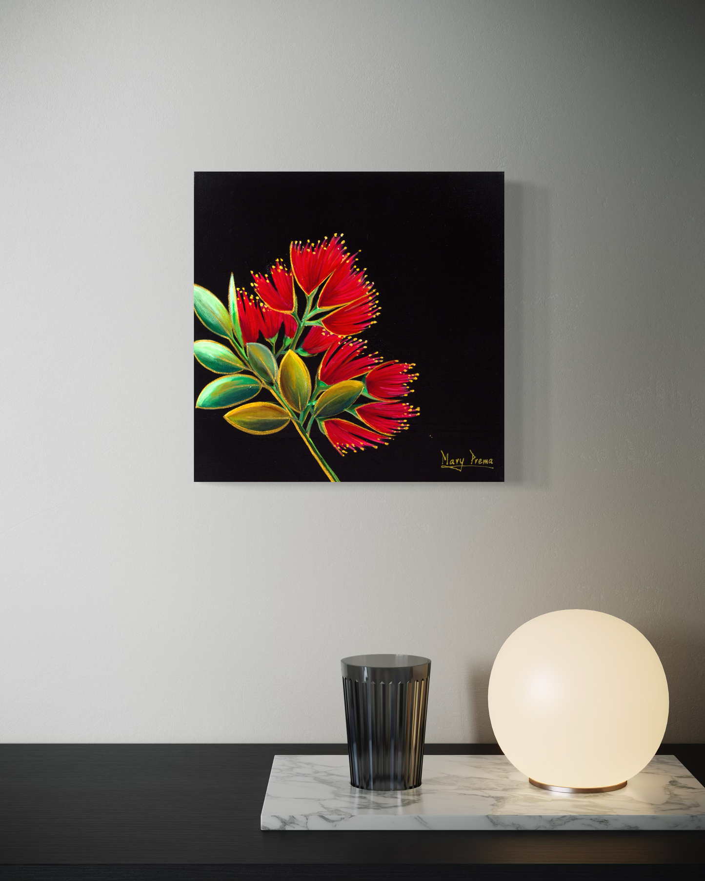 "Scarlet Bloom" Fine Art Print
