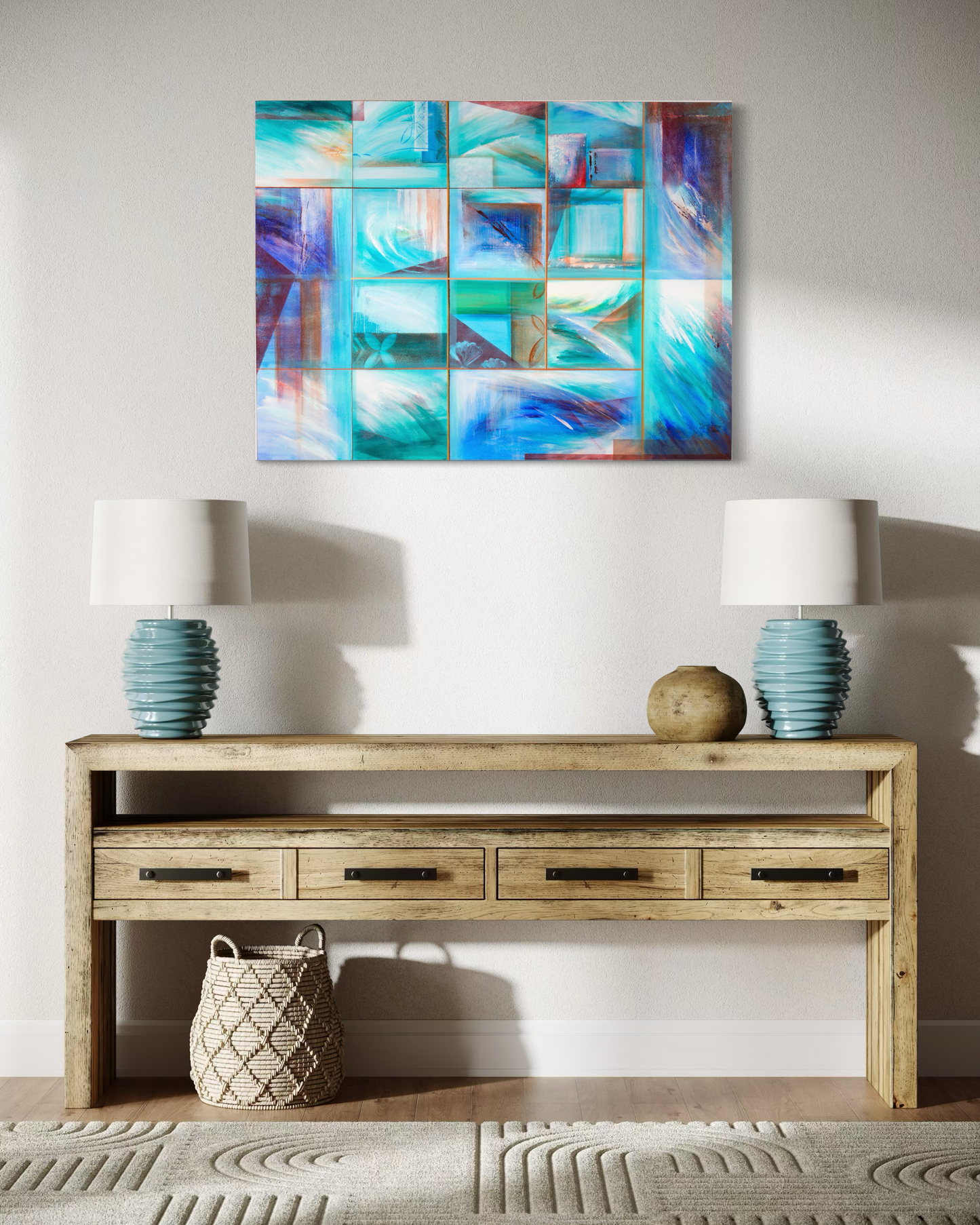 "Abstract Ocean" Fine Art Print
