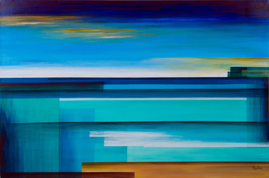 "Abstract Seascape" Original Painting