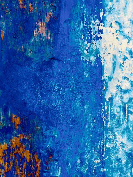 "Unraveling Blues" Fine Art Photography