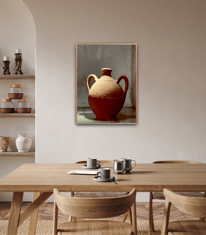 "Exquisite Artisan Ware: 17th Century Portuguese Urn" Fine Art Photography