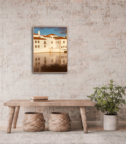 "The Red Roofed Vista" Fine Art Photography