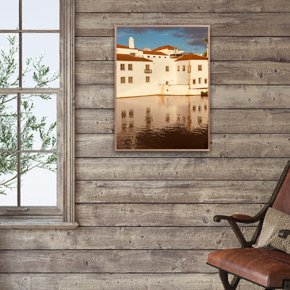 "The Red Roofed Vista" Fine Art Photography