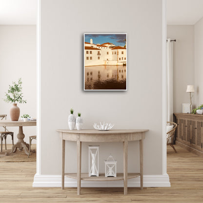 "The Red Roofed Vista" Fine Art Photography
