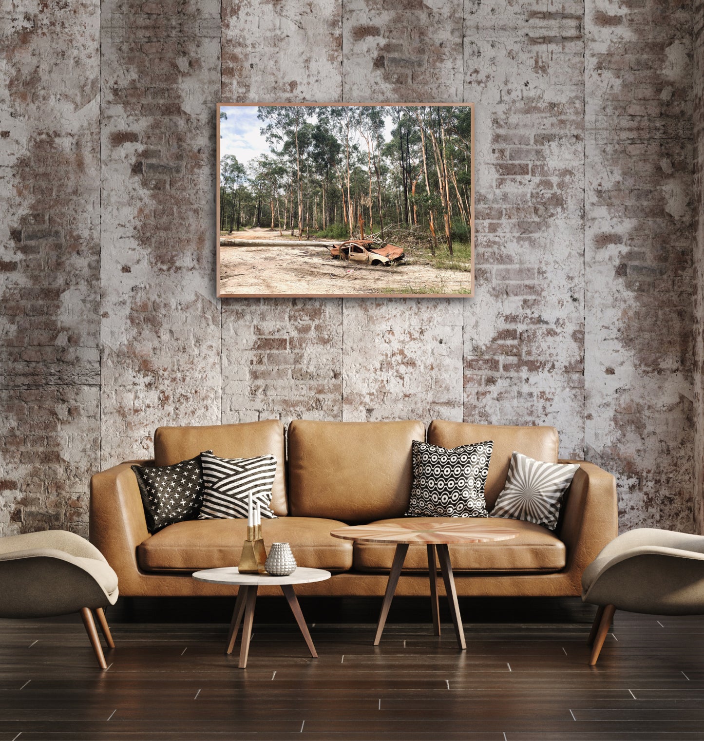 "Silent Rust, Fallen Wood" Fine Art Photography