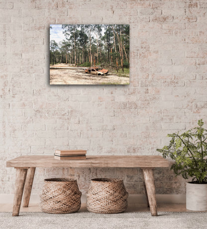 "Silent Rust, Fallen Wood" Fine Art Photography