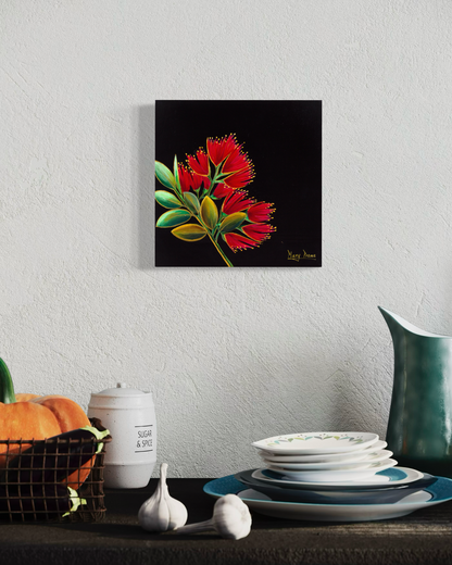 “Scarlet Bloom” Original Painting